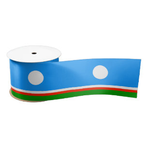 Sakha Flag Satin Ribbon