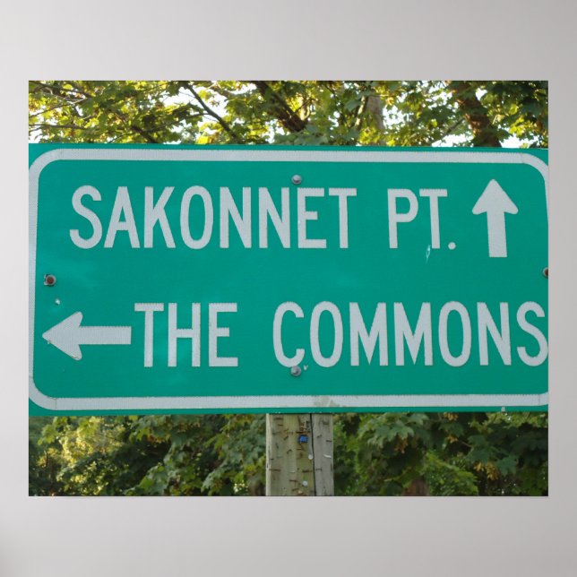 Sakonnet Point, The Commons - Little Compton, RI Poster (Front)
