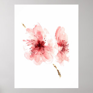 Sakura à poster rose cerisier