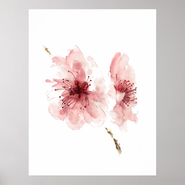 Sakura à poster rose cerisier (Devant)