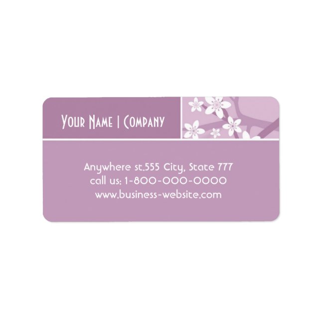Sakura Address Label (Front)