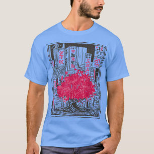 Sakura Anime Graphic Art Japanese Cherry Blossom T T-Shirt