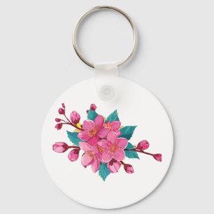 Sakura bloom keychain