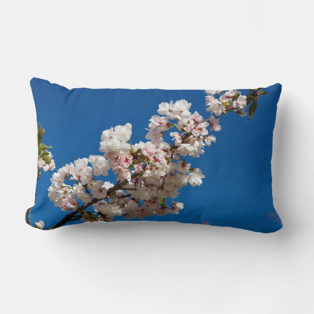 sakura bloom lumbar pillow (Front)