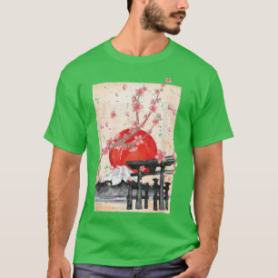 Sakura Blossom Japanese Culture Pink Flower Cherry T-Shirt