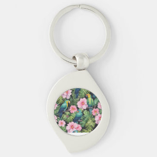Sakura Blossom Pattern playing Keychain