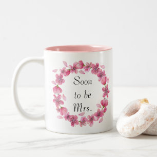 Sakura Blossom Wreath Sera Bientôt Mme Mug