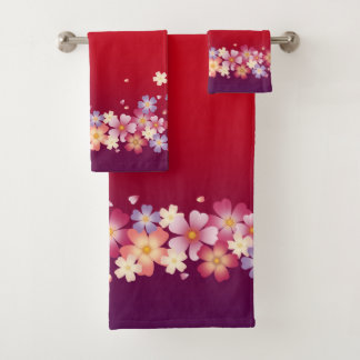 Sakura Blossoms Mixtes Kimono Style Rouge & Purple