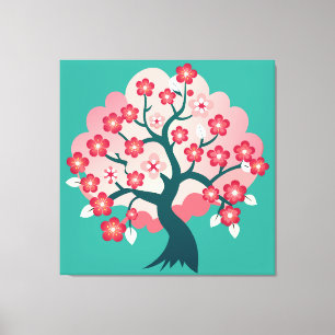 Sakura Cascade Canvas Print