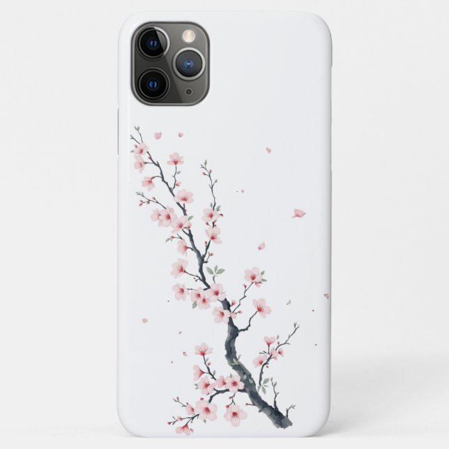 Sakura Cherry Blossom Branch iPhone / iPad case (Back)