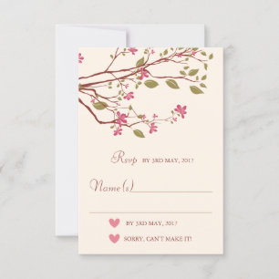 Sakura/Cherry Blossom Branche Mariage RSVP