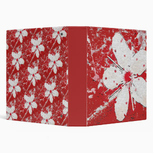 Sakura cherry blossom floral print binder