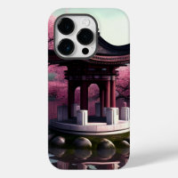 Sakura Cherry Blossom Garden Shrine Pond Japanese
