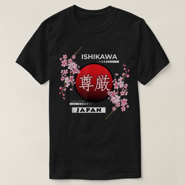 SAKURA CHERRY BLOSSOM IN SPRING, CITIES OF JAPAN,  T-Shirt (Design Front)