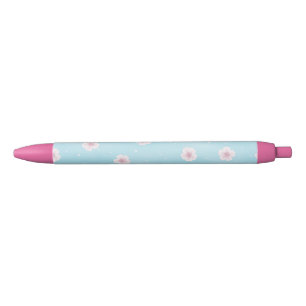 Sakura Cherry Blossom Japanese Spring Floral Black Ink Pen