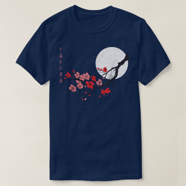 SAKURA CHERRY BLOSSOM JAPAN'S FAVORITE FLOWER1104 T-Shirt (Design Front)