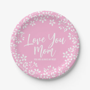 SAKURA cherry blossom Mother's Day party Paper Plate