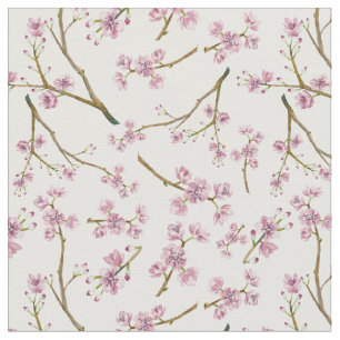 Sakura Cherry Blossom Print Fabric