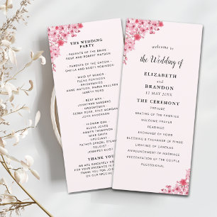 Sakura – Cherry Blossom Sakura Wedding Program