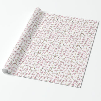 Sakura Cherry Blossom Tiled Wrapping Paper