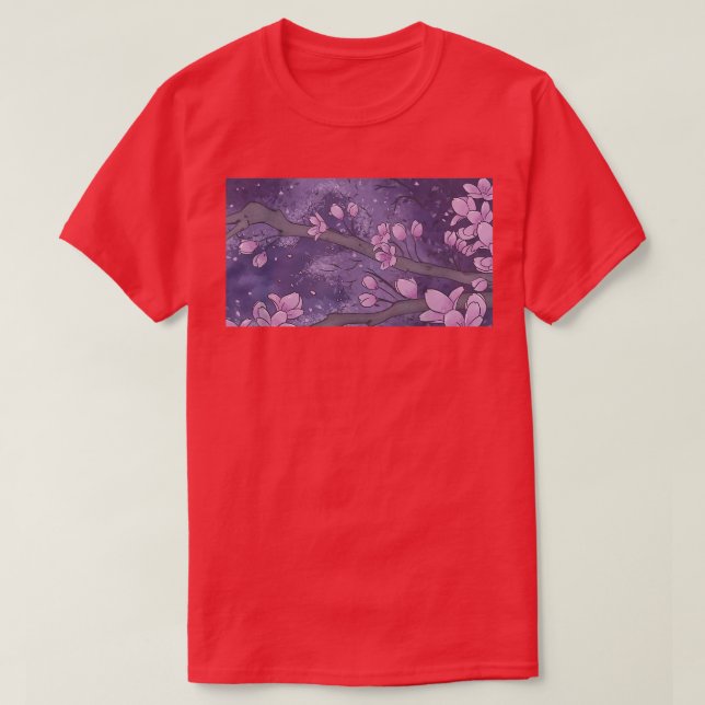 Sakura Cherry Blossom Tree1113 T-Shirt (Design Front)
