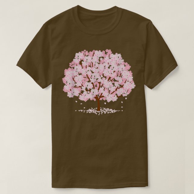Sakura Cherry Blossom Tree T-Shirt (Design Front)