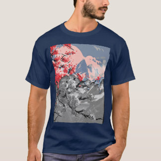 Sakura Cherry Blossom Tree  T-Shirt