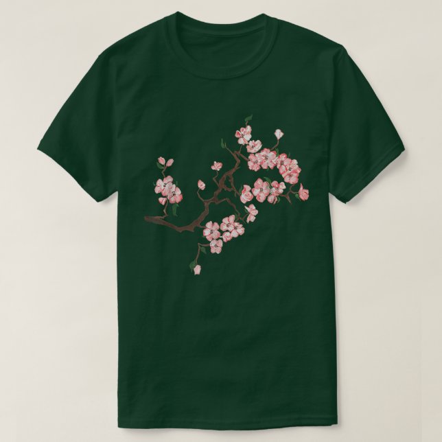 Sakura  Cherry blossom twig  T-Shirt (Design Front)