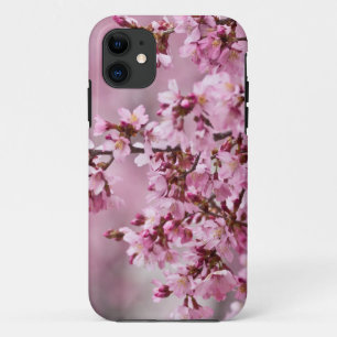 Sakura Cherry Blossoms Pastel Pink Layers iPhone 11 Case