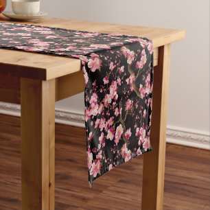 Sakura Chery Blosom Pattern Short Table Runner