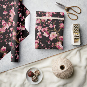 Sakura Chery Blosom Pattern Wrapping Paper