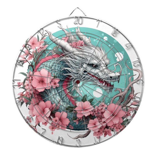 Sakura Dragon Dartboard (Front)