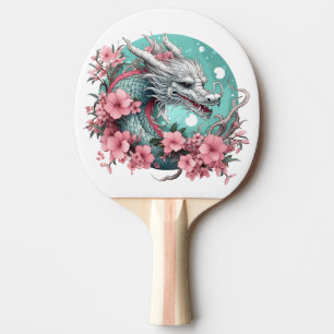 Sakura Dragon Ping Pong Paddle