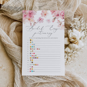Sakura  elegant bridal emoji pictionary game