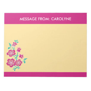 Sakura Floral Batik Notepad