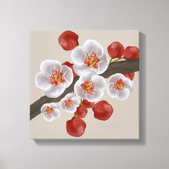 Sakura Flower Blossom Canvas Print (Front)
