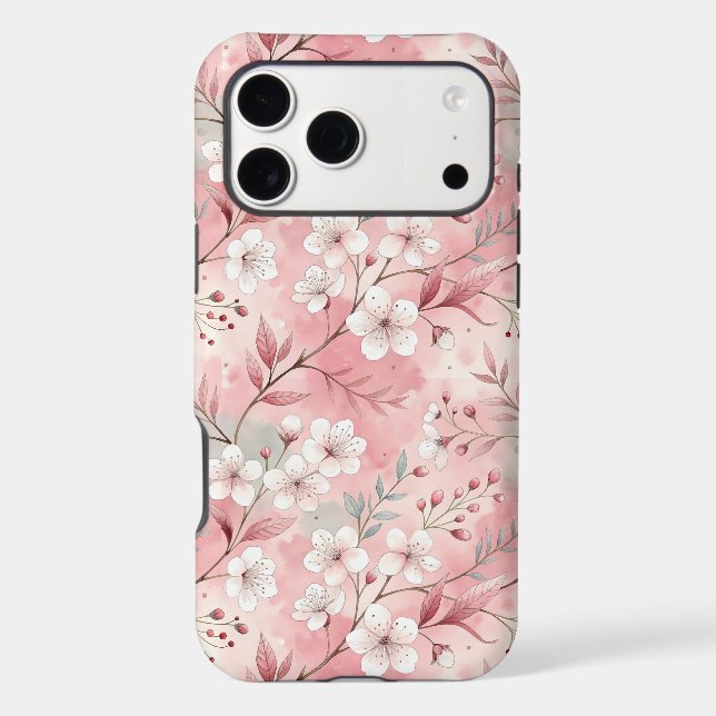 Sakura Flower Pattern Pink  (Back)