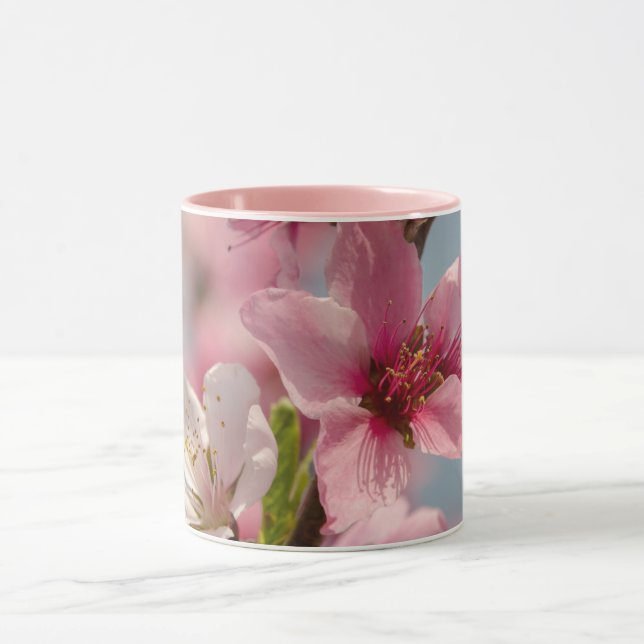 Sakura Flower, Pink Japanese Flower Mug (Center)