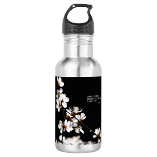 Sakura flowers 532 ml water bottle