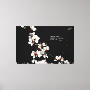 Sakura flowers canvas print