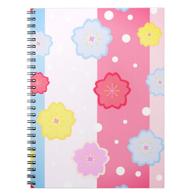 Sakura Flowers, Flowers, Sakura Notebook (Front)