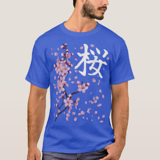 Sakura Flowers Spring Cherry Blossoms Japanese Kan T-Shirt