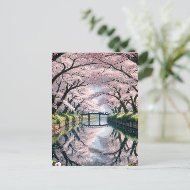 SAKURA HOLIDAY POSTCARD (Standing Front)