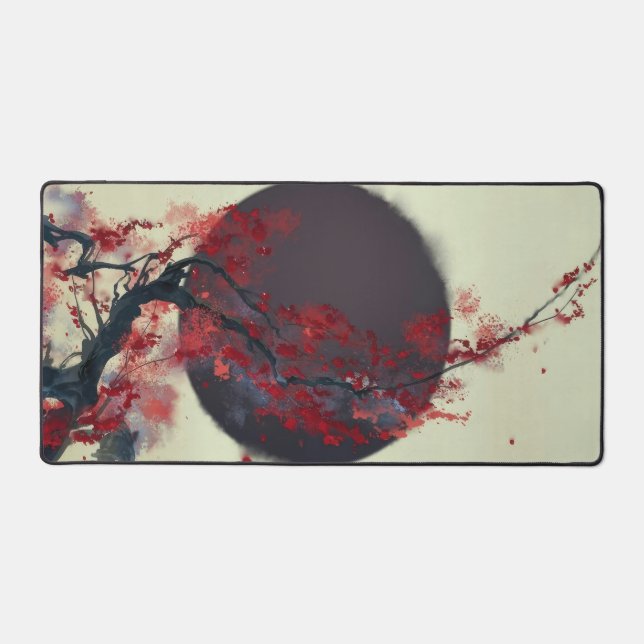 sakura japanese art desk mat (Front)