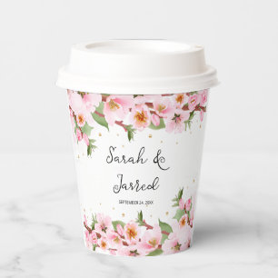 Sakura Japanese Cherry Blossom Asian Paper Cups