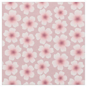 Sakura  Japanese Cherry Blossom Pattern Fabric