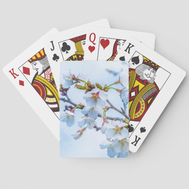 Sakura - Japanese Cherry Blossom Playing Cards (Back)