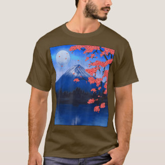 Sakura Japanese Red Cherry Blossom Japanese Tree T-Shirt