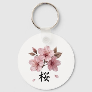 Sakura Katana Japanese Aesthetic Streetwear Keychain