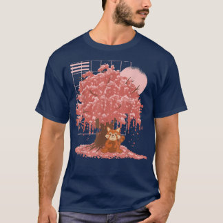Sakura Kawaii Panda Bear Japanese Cherry Blossom T T-Shirt